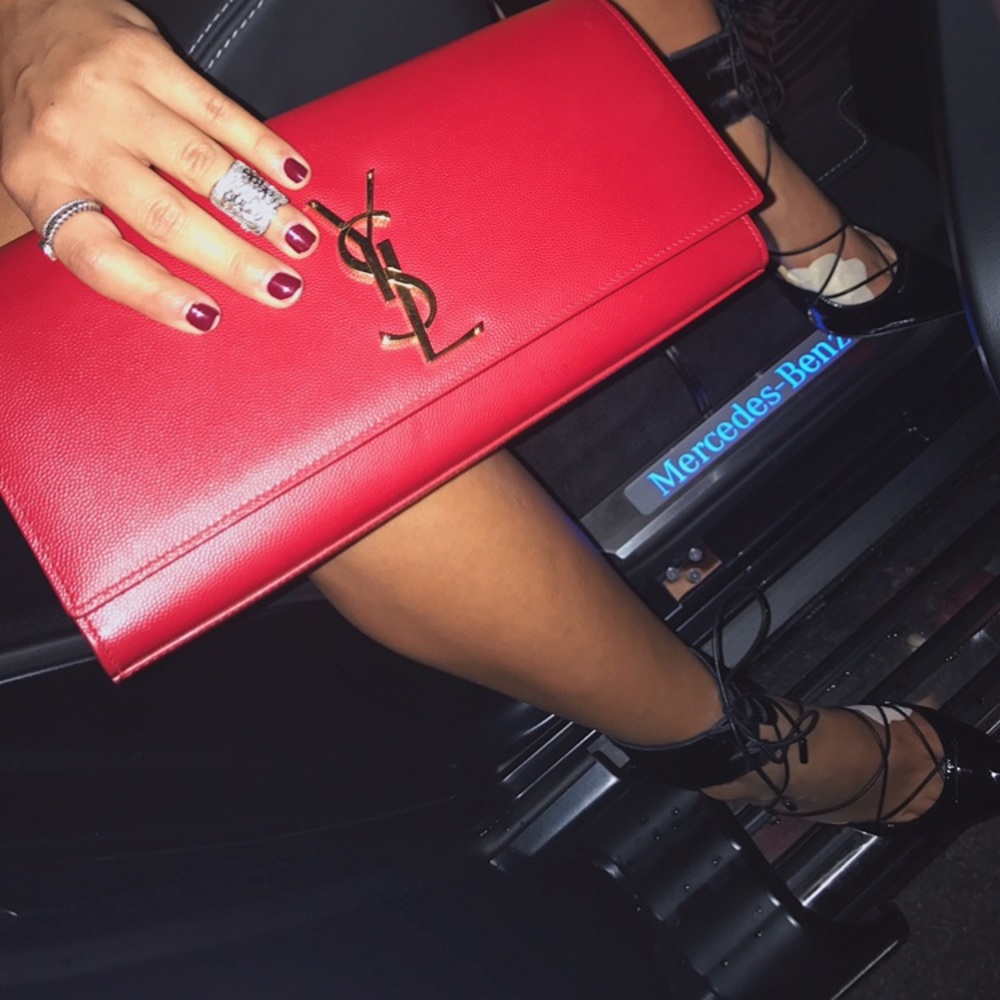 Saint Laurent cassandre clutch